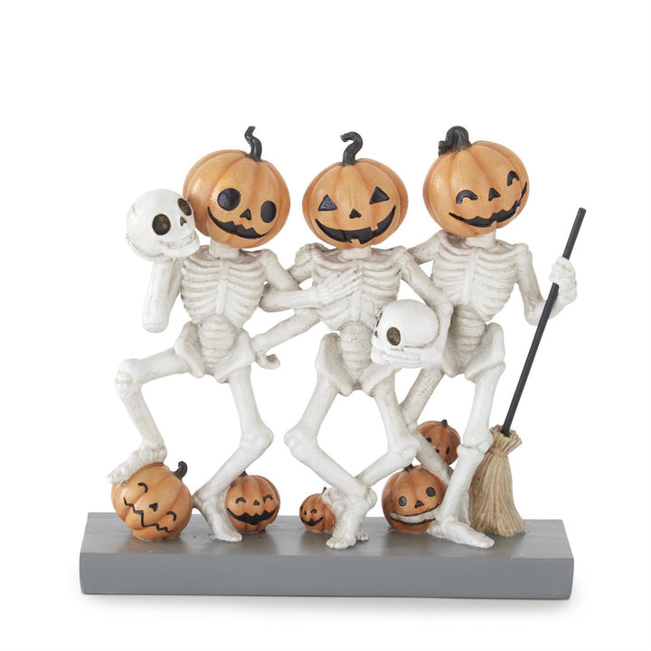 Dancing Jack-O-Lantern Skeletons