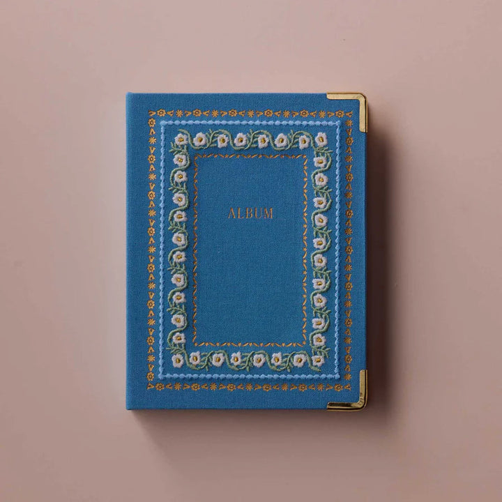 Delphine Embroidered Small Photo Album