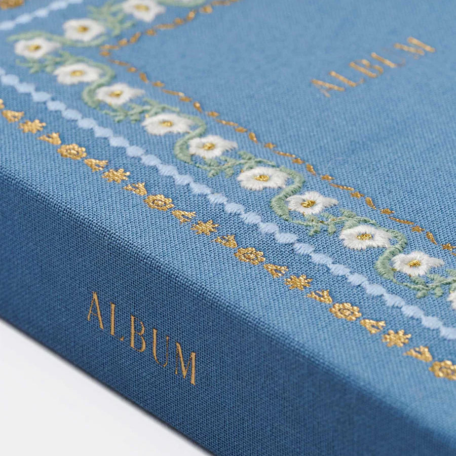 Delphine Embroidered Small Photo Album