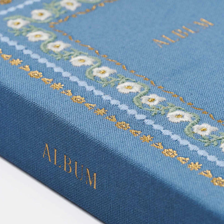 Delphine Embroidered Small Photo Album