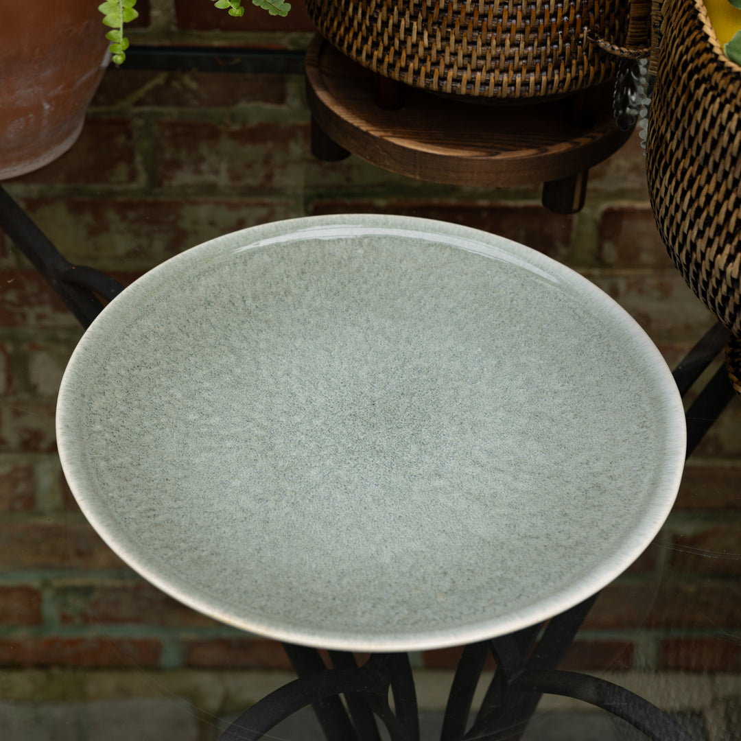 Denim Reactive Glaze Dinner Plate