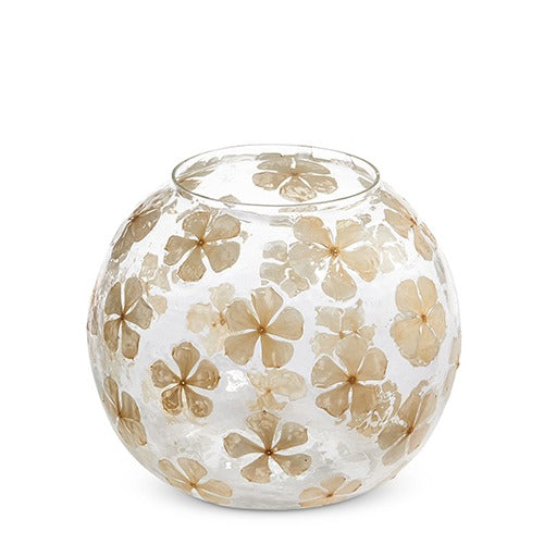 Dried Floral Glass Vase