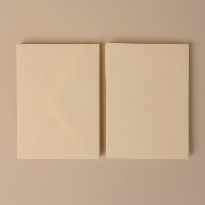 Ecru 3x5 Plain Envelope, Set of 25