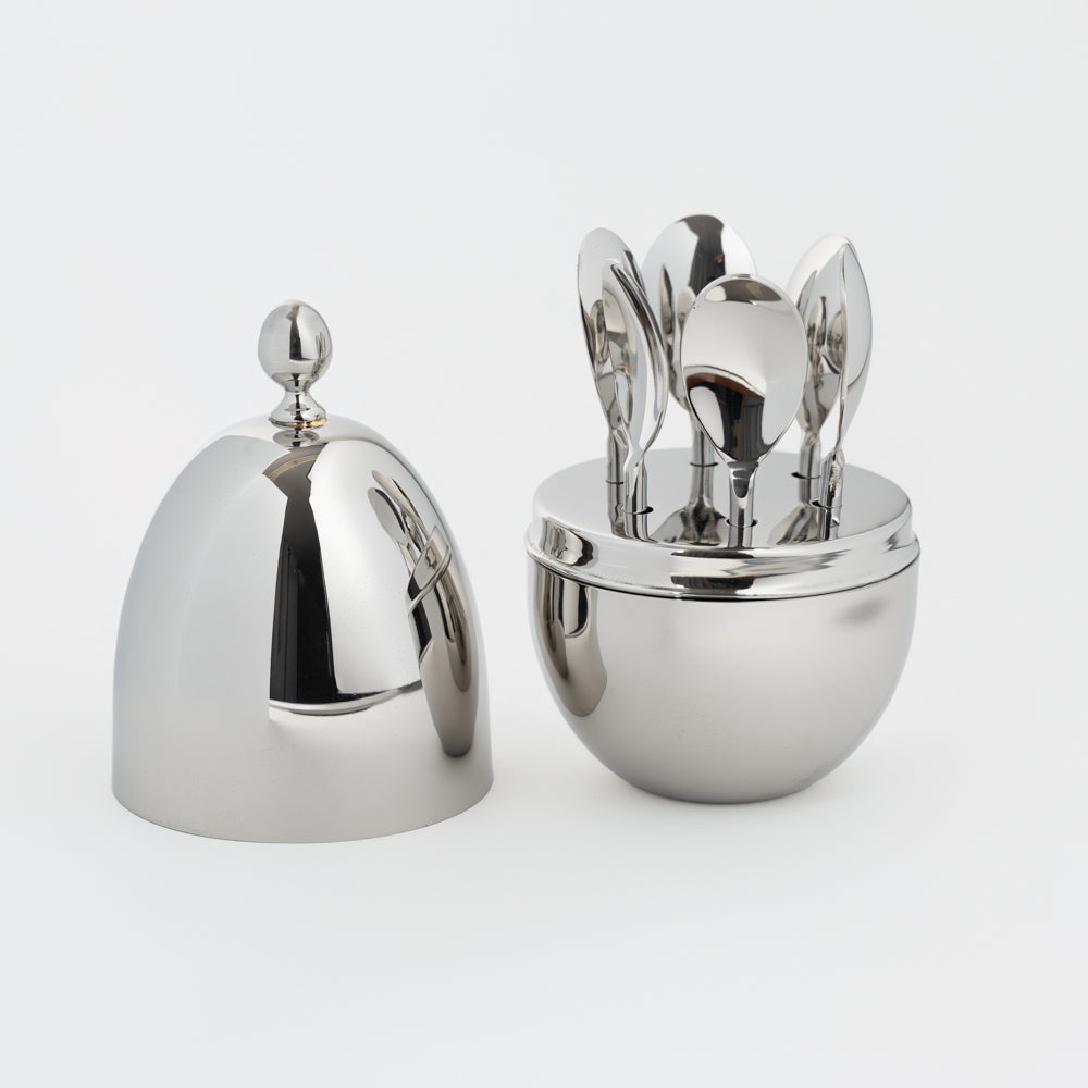 Egg Holder Spoon, Set of 6