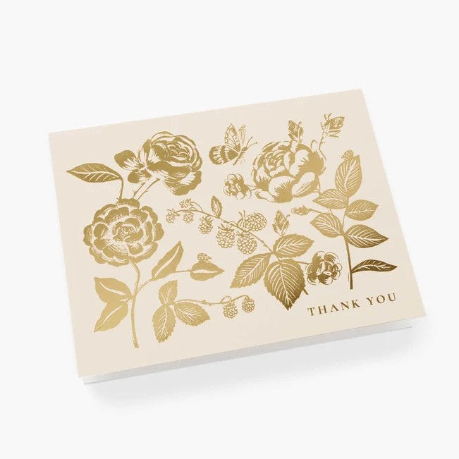 English Rose Thank You Cards Set