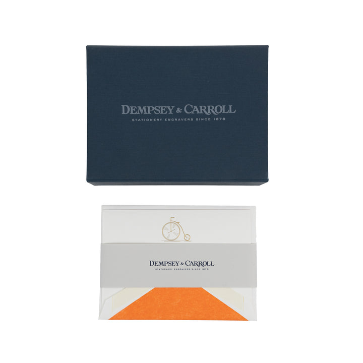 Engraved Penny Farthing Card Set