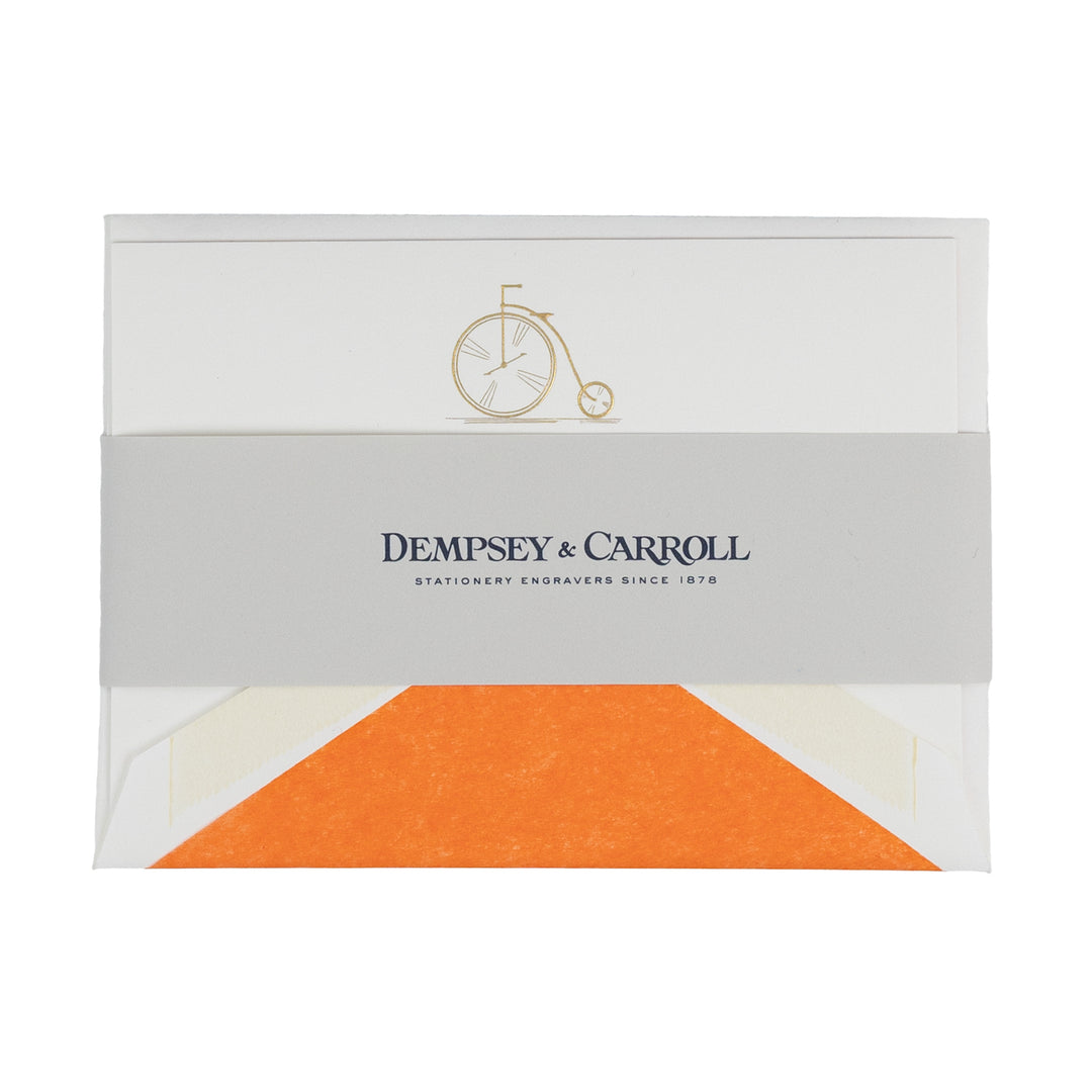 Engraved Penny Farthing Card Set