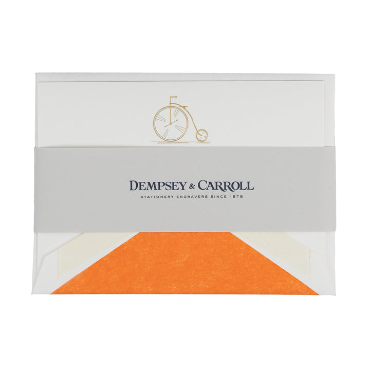 Engraved Penny Farthing Card Set