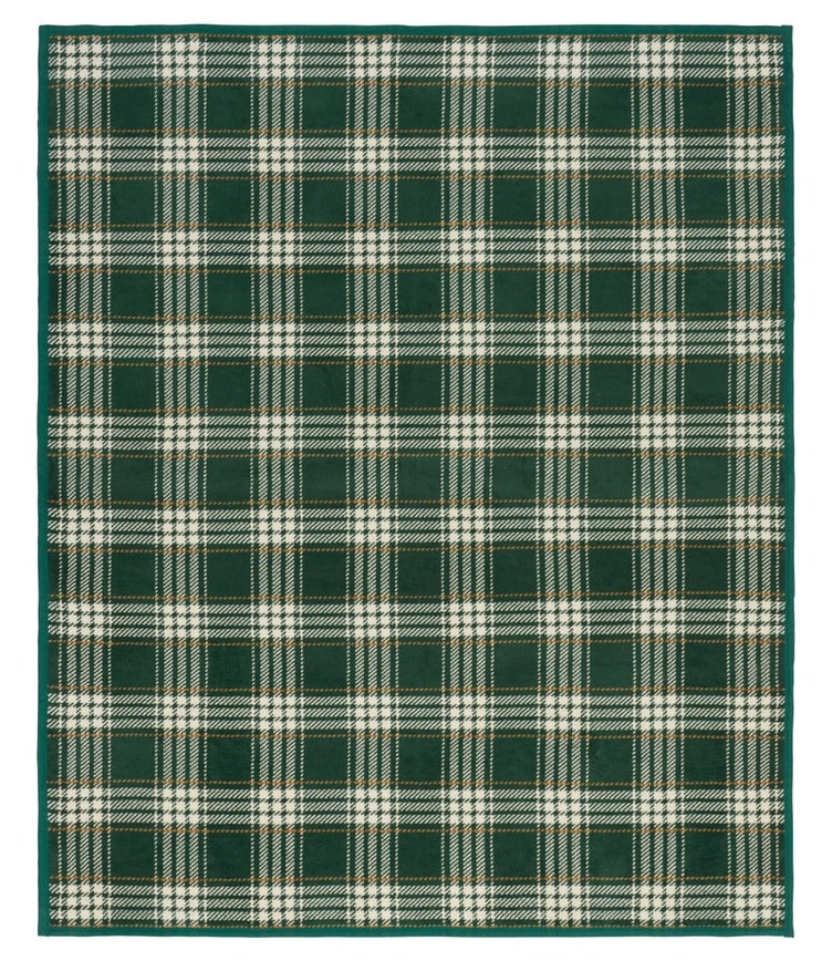 Evergreen Plaid Blanket