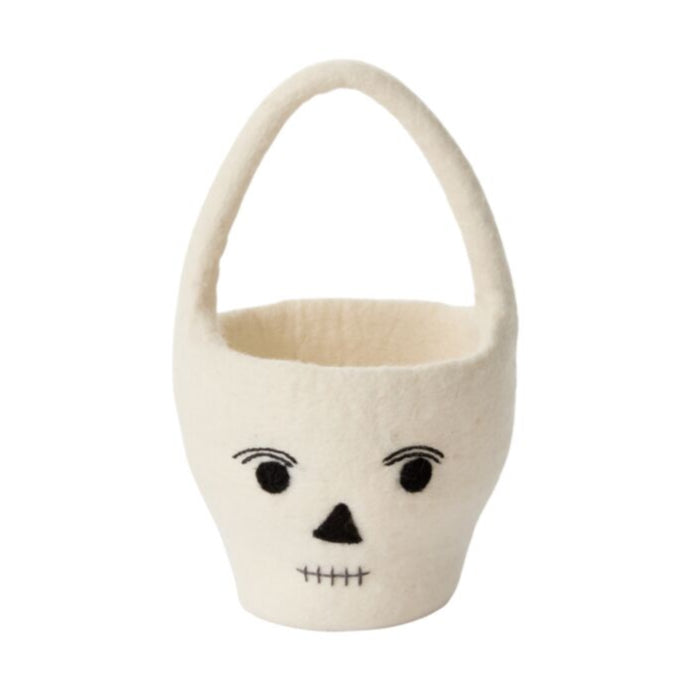 Felt Skull Basket