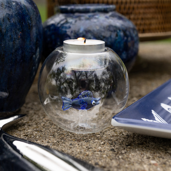 Fish Globe Tealight Votive