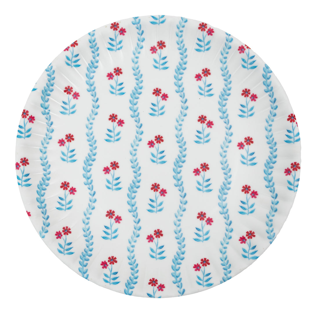 Floral Americana Melamine Plate
