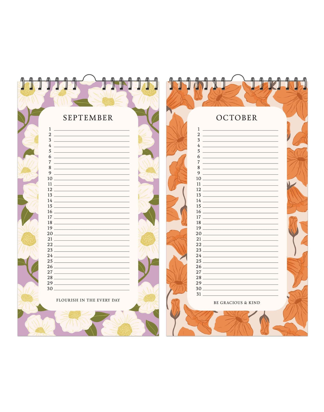 Flower Garden Celebrations Perpetual Calendar