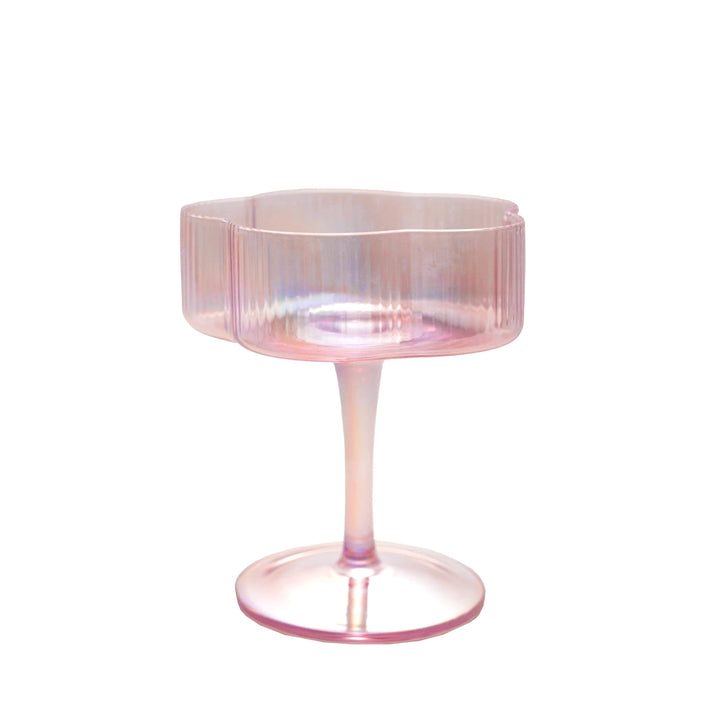 Flower Shaped Coupe Glass