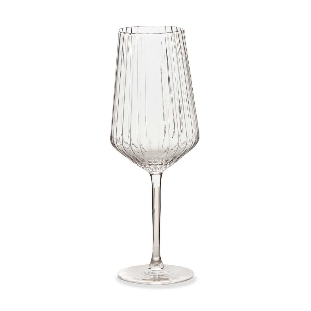 Fluted Wine Glass