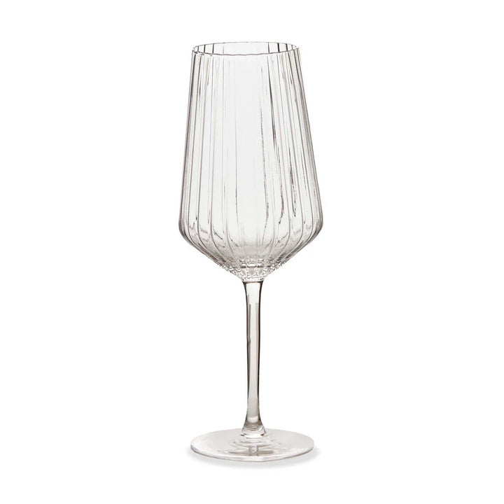 Fluted Wine Glass