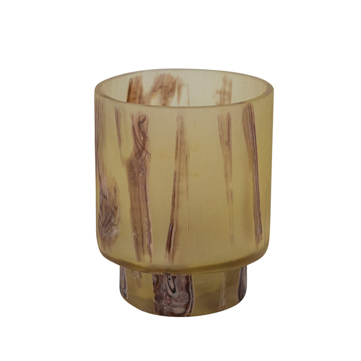 Footed Art Glass Votive
