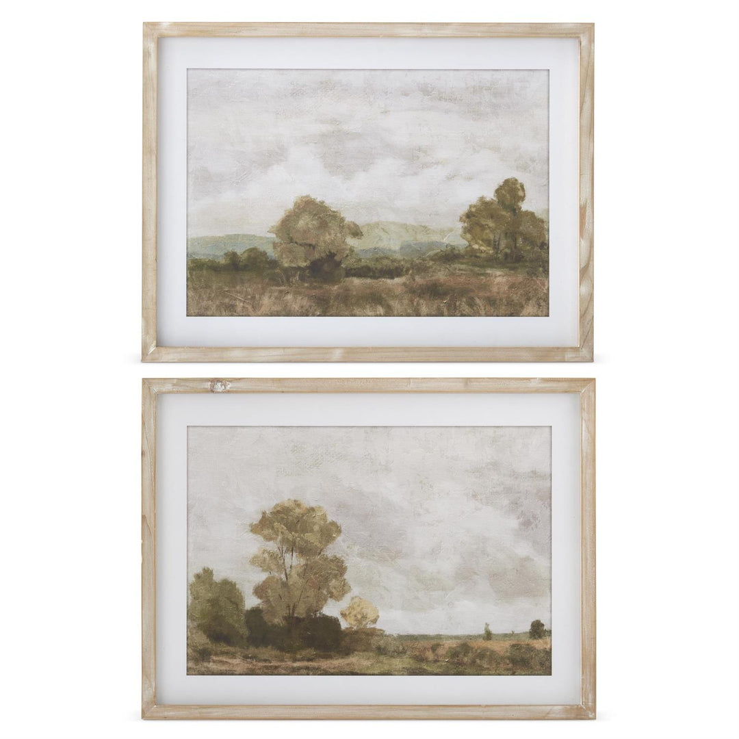 Framed Field Landscape Print