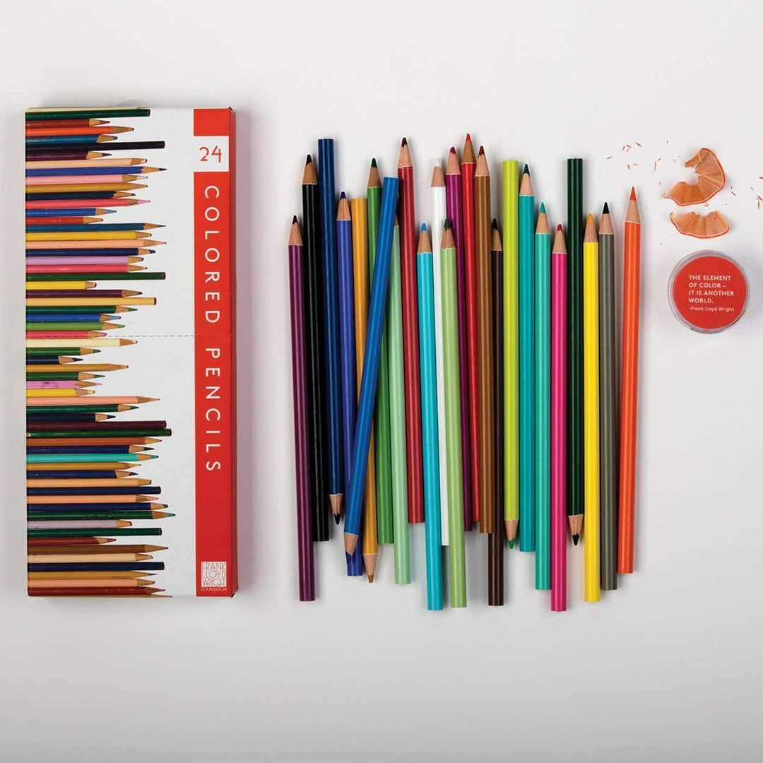 Frank Lloyd Wright Colored Pencil Set