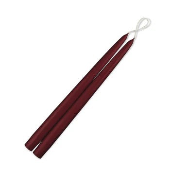 French Bordeaux Taper Candle