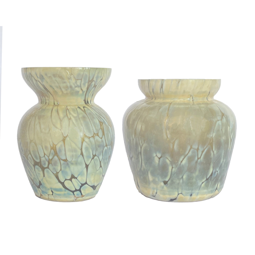 Frosted Art Glass Budvase