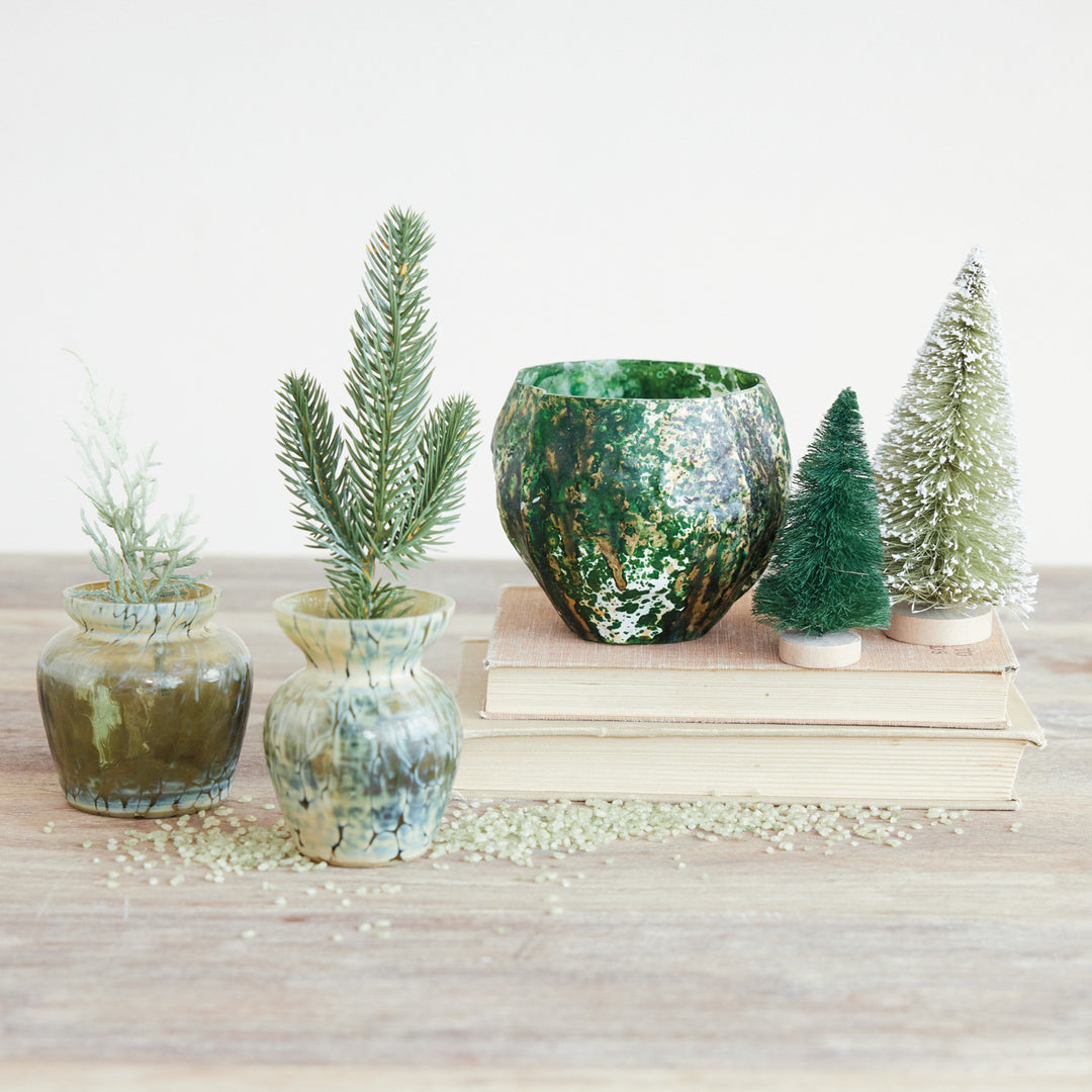 Frosted Art Glass Budvase
