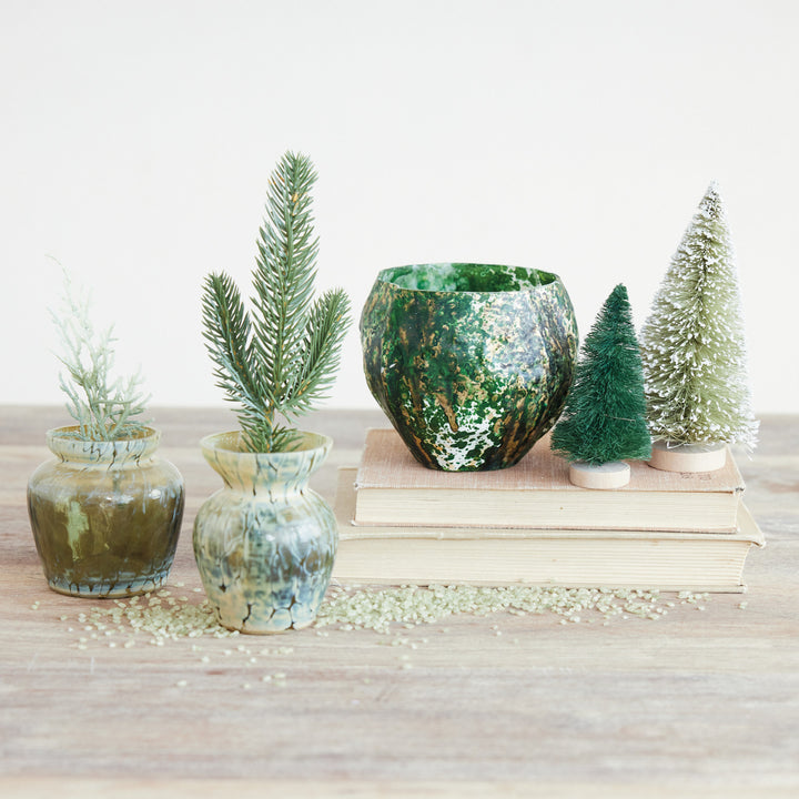 Frosted Art Glass Budvase
