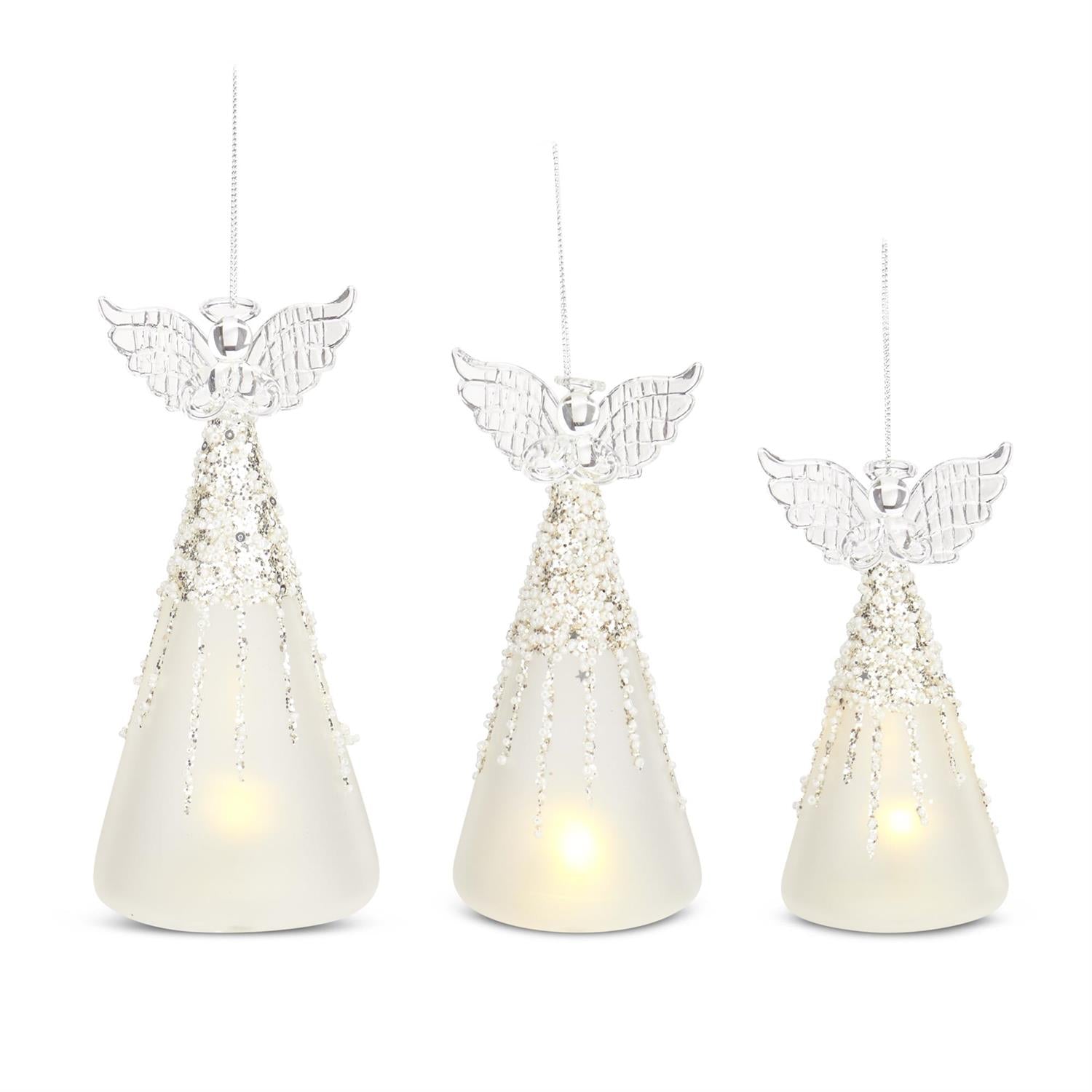 Frosted LED Angel – Details Lancaster