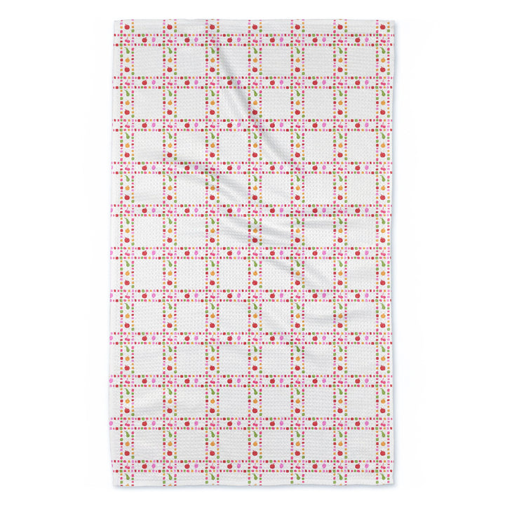 Fruits Plaid Tea Towel