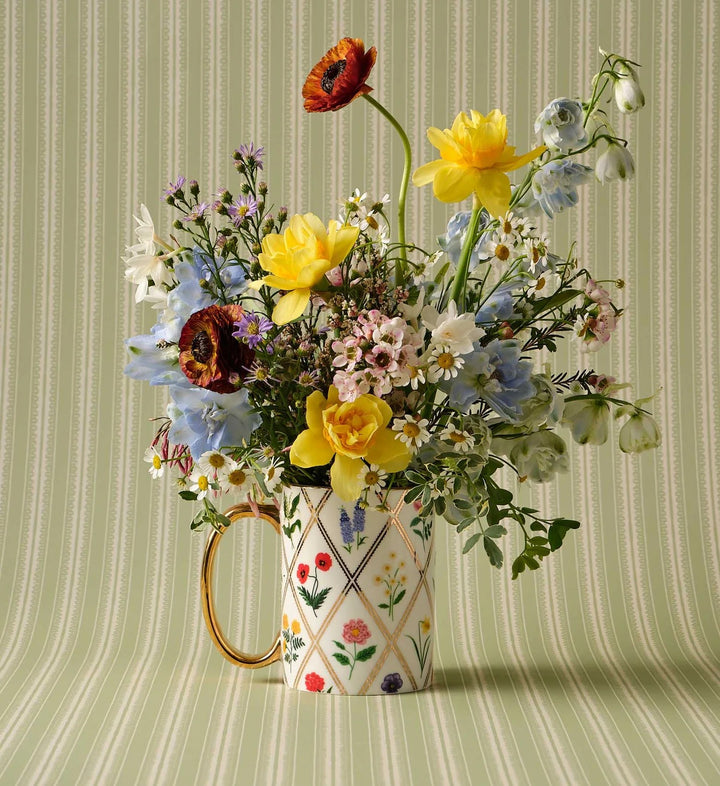 Garden Study Porcelain Mug