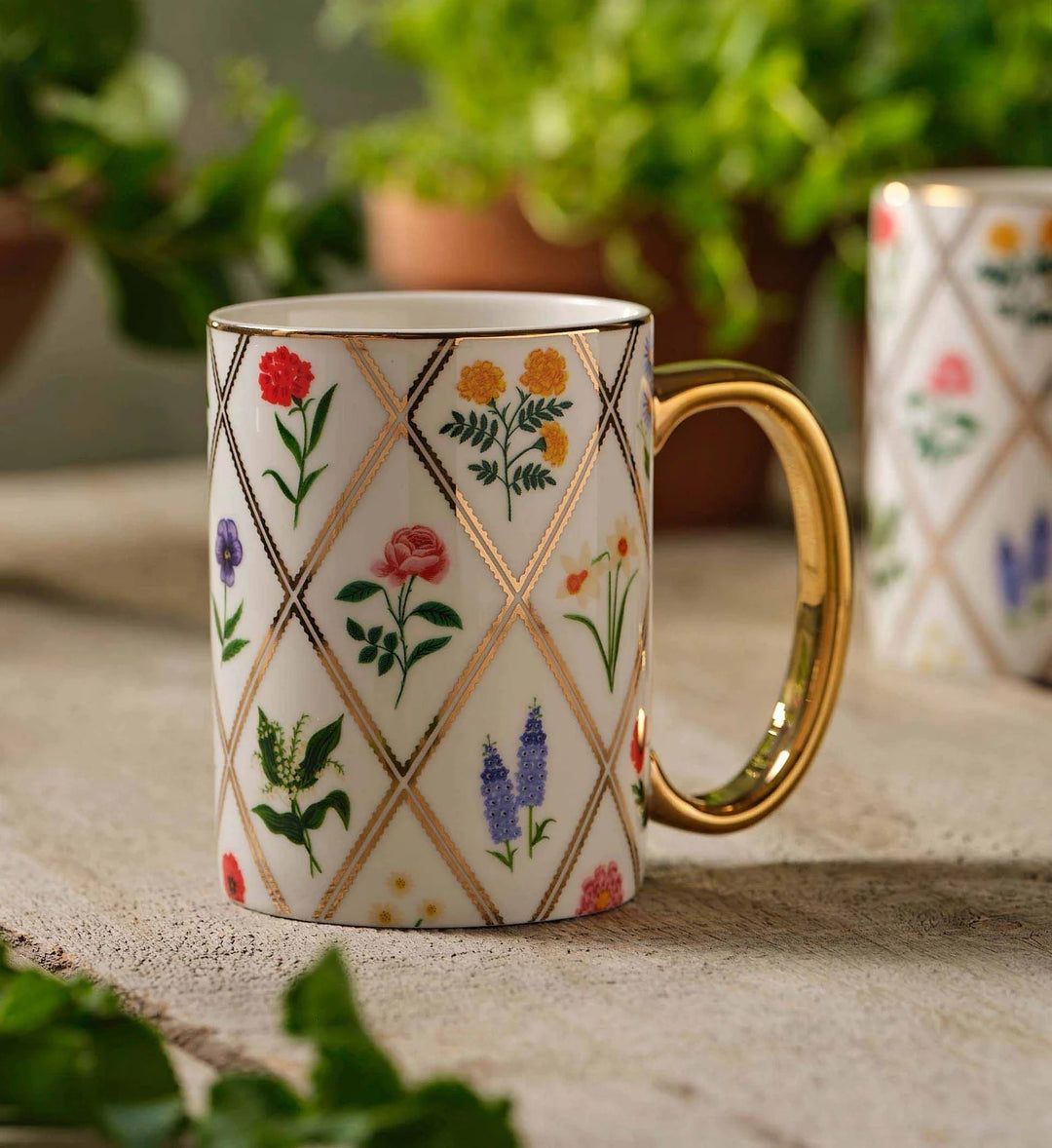 Garden Study Porcelain Mug