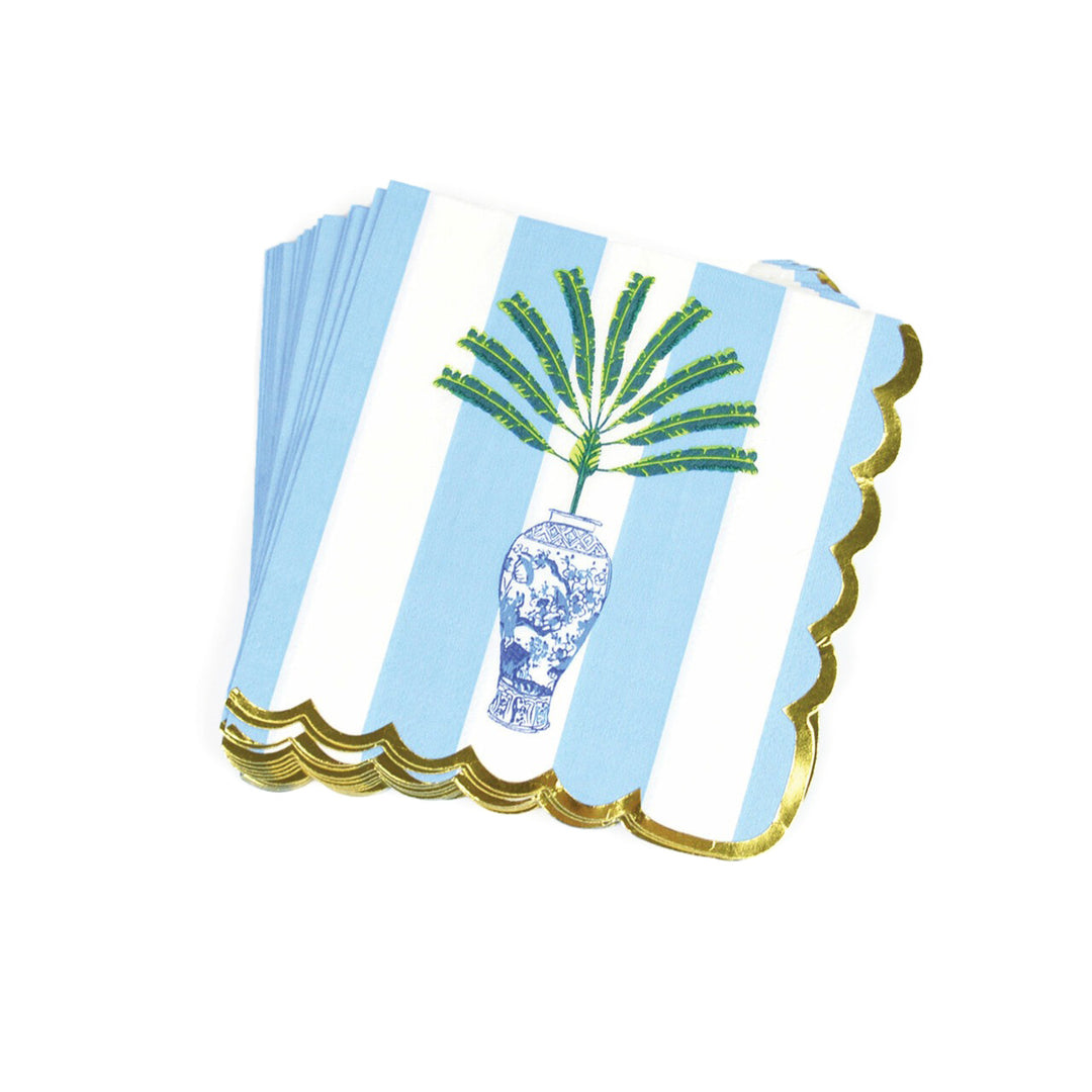Ginger Jar Palm Cocktail Napkin