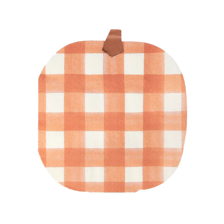 Gingham Pumpkin Napkin