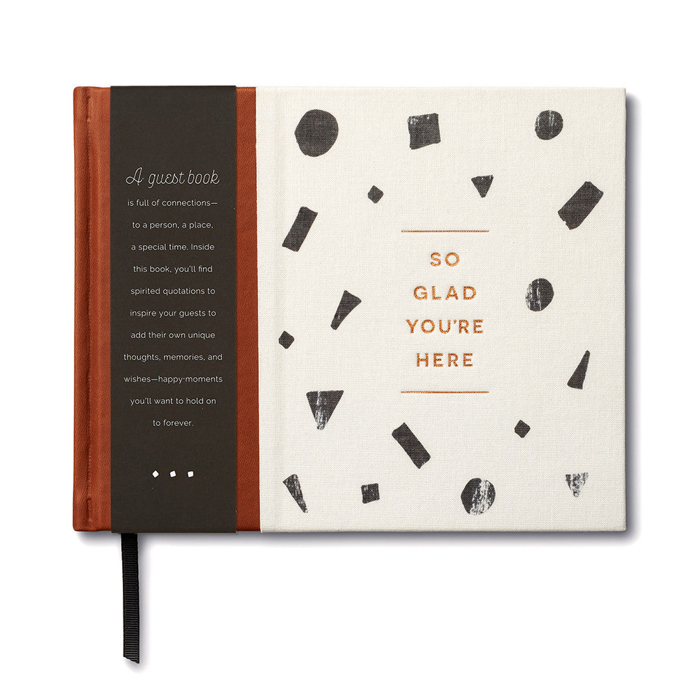 Glad You're Here Guest Book