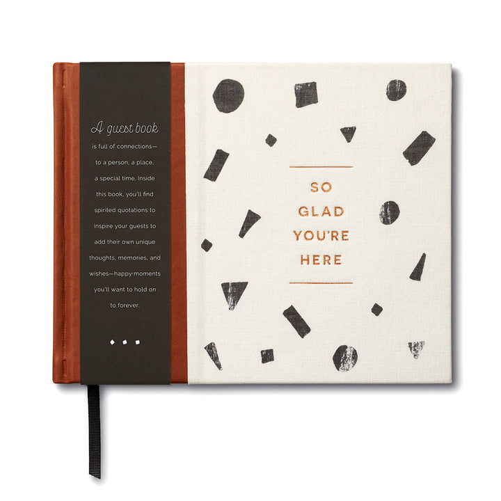 Glad You're Here Guest Book