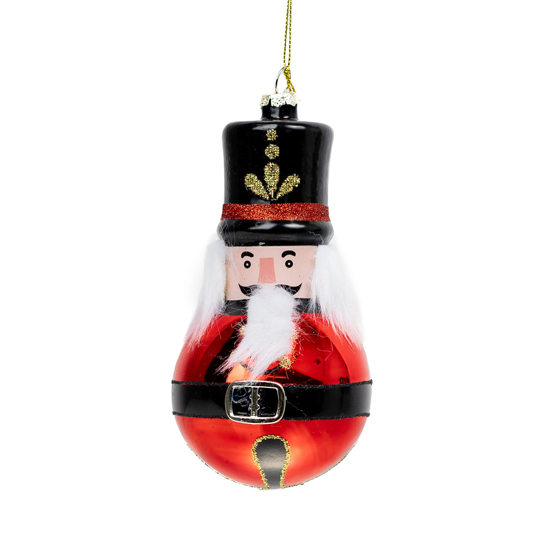 Glass Soldier Ornament