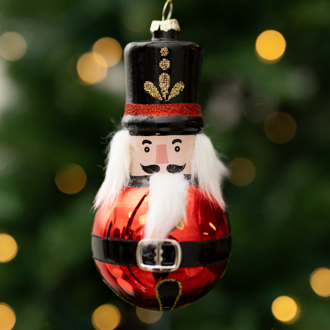 Glass Soldier Ornament