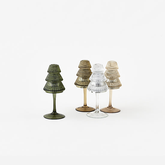Glass Tree Taper Holder