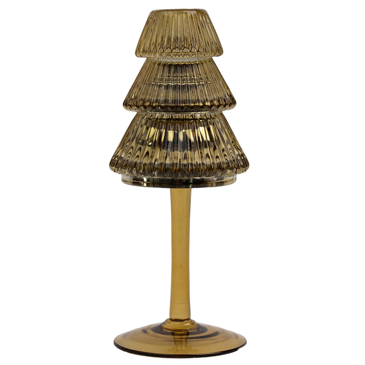 Glass Tree Taper Holder