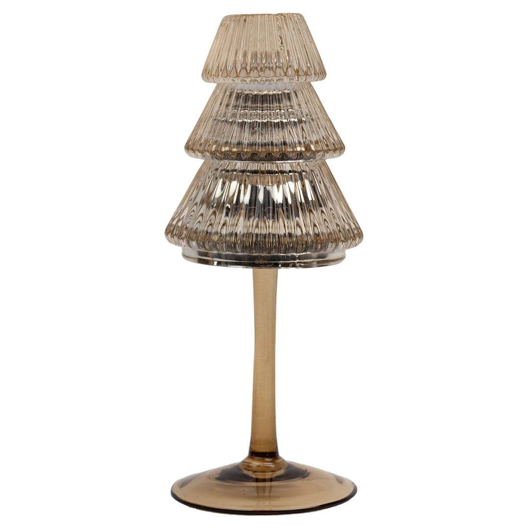 Glass Tree Taper Holder
