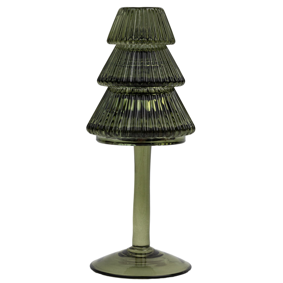 Glass Tree Taper Holder