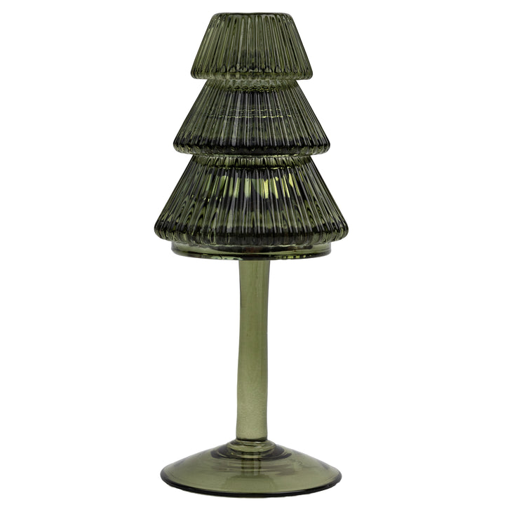 Glass Tree Taper Holder