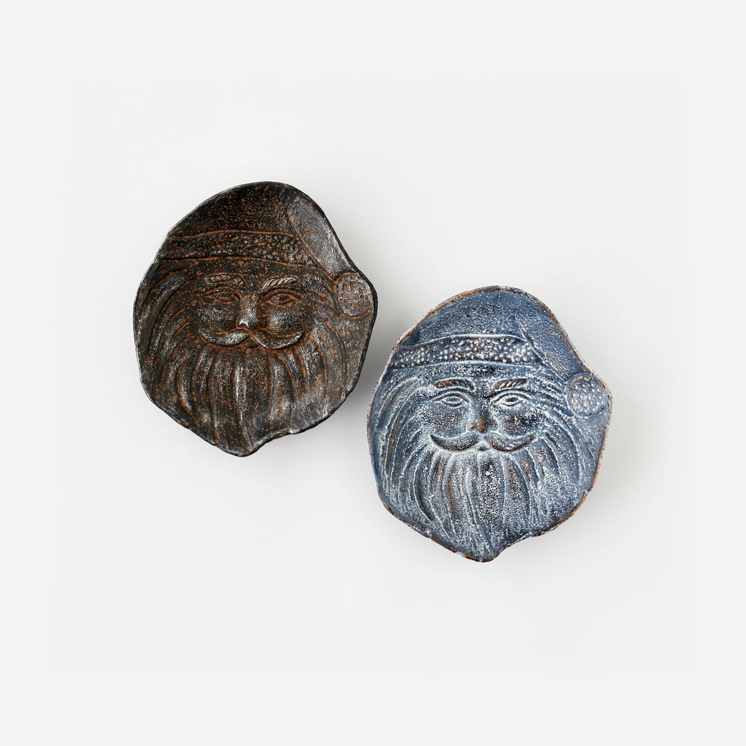 Glazed Santa Face Plate