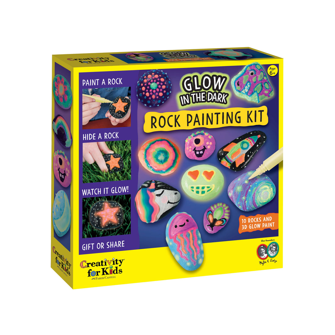 Glow in the Dark Rock Painting Craft Kit