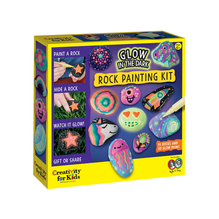 Glow in the Dark Rock Painting Craft Kit
