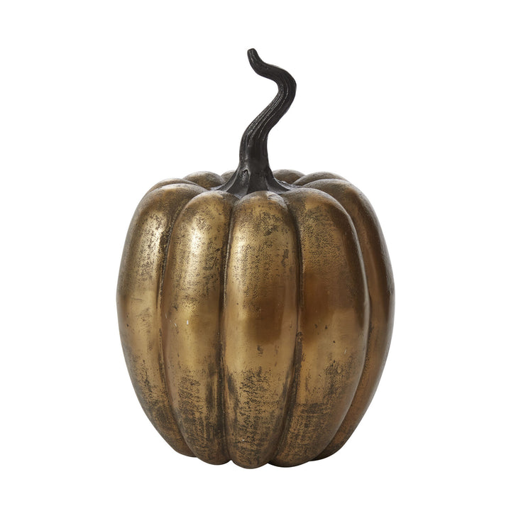 Gold Finish Aluminum Pumpkin
