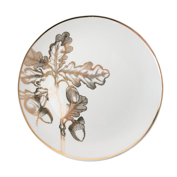 Gold Oak Leaf Plate