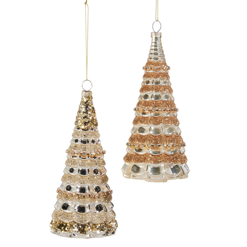 Gold Glitz Tree Ornament