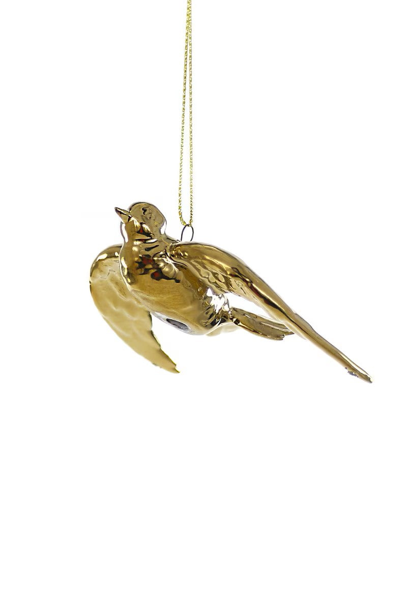 Golden Swallow Ornament