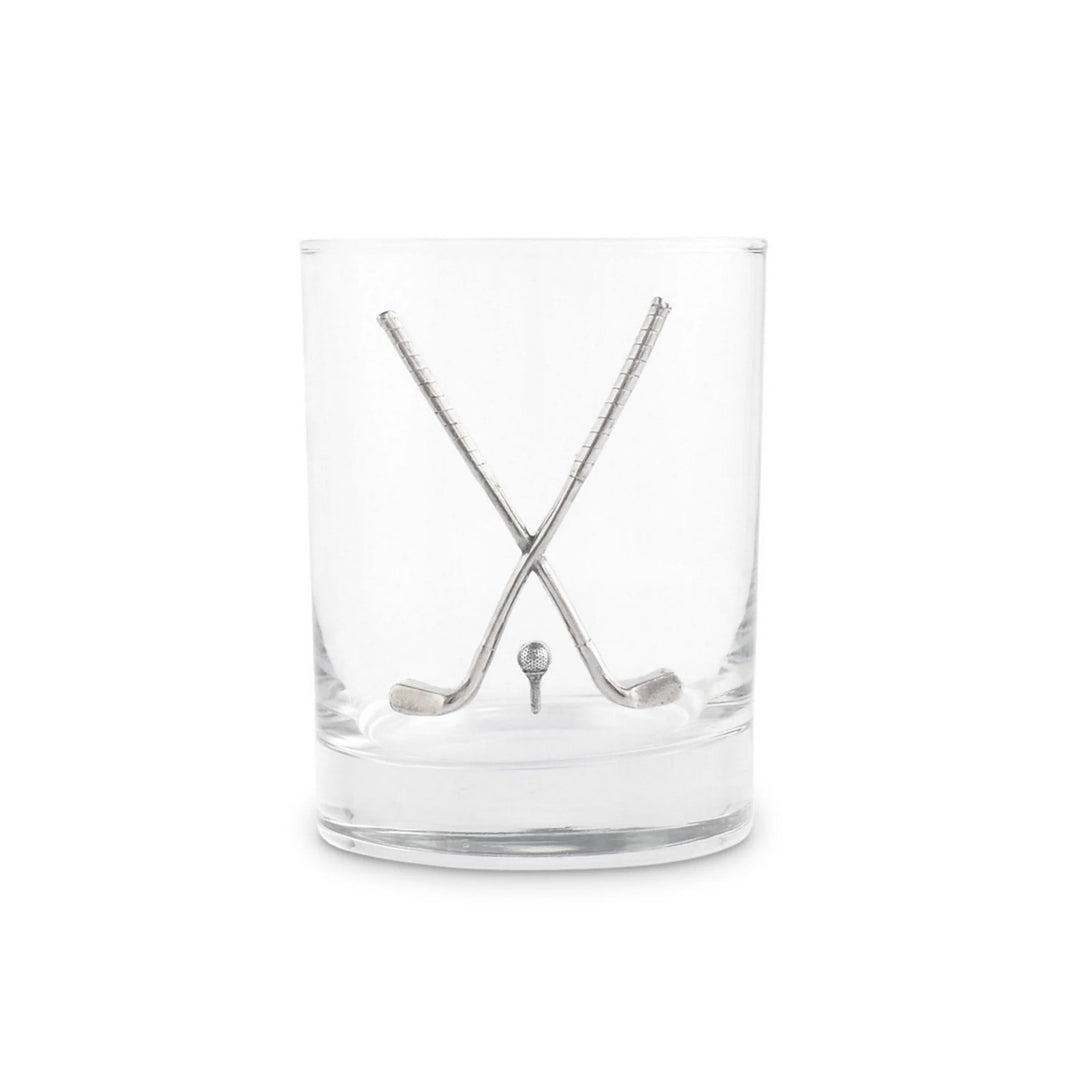 Golf Club Double Old Fashion Glass